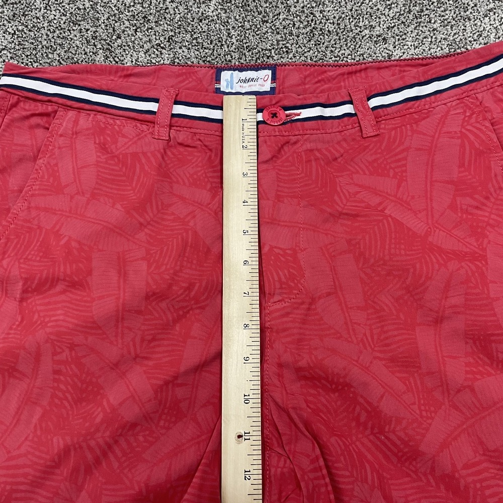 Johnnie-O Shorts Mens 34 West Coast Prep Floral Preppy Performance Stretch Golf - Picture 4 of 13